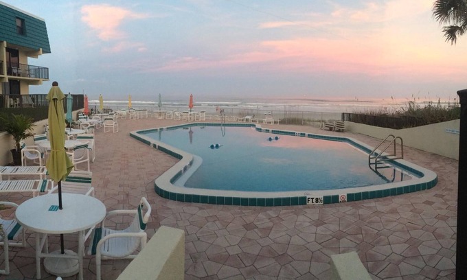 New Smyrna Beach Condo | Ocean Front Building - Heated Pool - Spacious 2 BR/2.5 Condo - Family Friendly