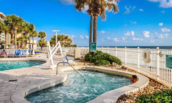 Brush - Stewarts Condo | Ocean front condo with 4 shared pools, lazy river, fitness room & more