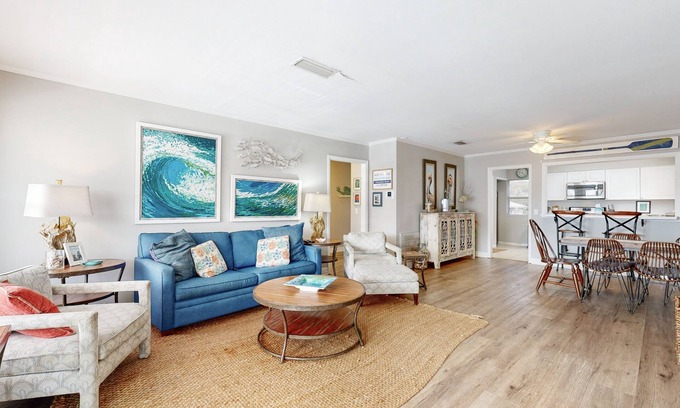 Fernandina Beach House | Ocean-View Hideaway | Steps to Beach | Snowbird Availability