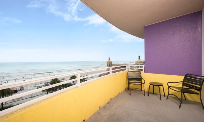 Daytona Beach Apartment | Ocean Walk 609, 1 Bedroom, Ocean View, Pools, Lazy River, Sleeps 5