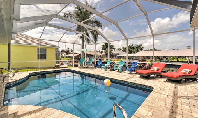 Caloosahatchee House | Private Pool: Waterfront Cape Coral Home!