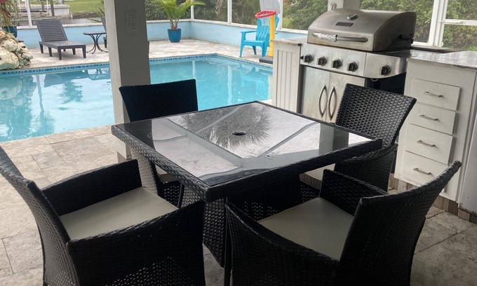 Yacht Club House | Private updated house with heated pool! Canal frontage for boats and gulf access