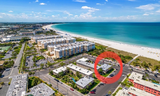 St. Pete Beach Condo | Relaxing GROUND floor condo ~ walk out to pool and the beach. FN #103