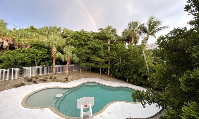 Boca Grande House | Secluded and Private House with Pool, Near Beach. 11 blocks from Village.