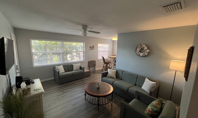 Port Canaveral Condo | Steps from the Beach! Easy drive to MCO and Disney World!