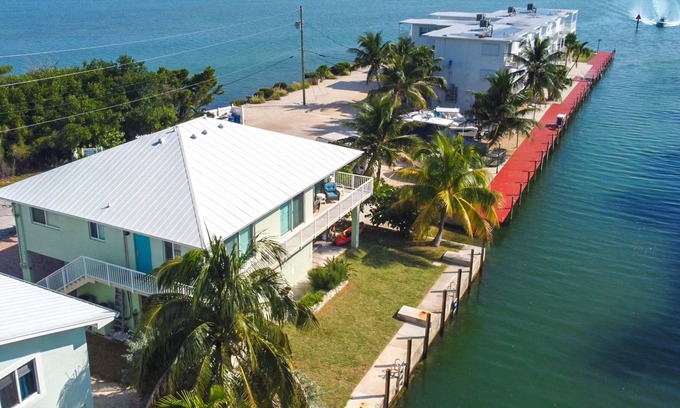 Marathon House | Stunning Getaway on the Water W/ Boat Dock, Private Balcony, & Free WiFi