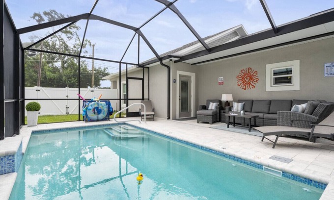 Ybor City House | Stylish 3BR Ybor Oasis w/Pvt. Pool and workspace