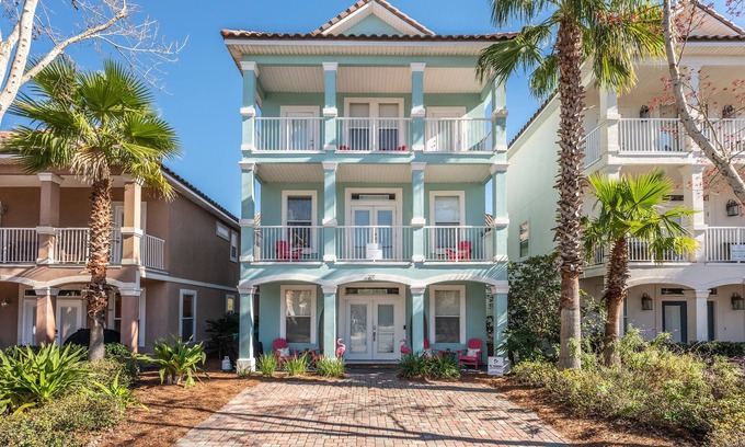 Villages of Crystal Beach House | Sugar & Salt - 6Bedrooms, Villages of Crystal Beach Sleeps 16! Lagoon Pool