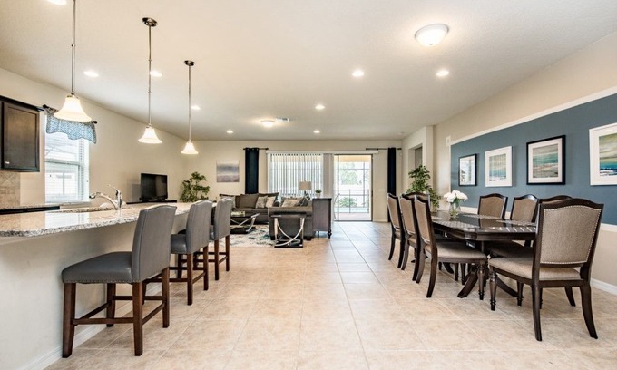 Four Corners Villa | Ultimate 8 Bedroom 6 Bathroom Windsor At Westside Villa Close To Disney