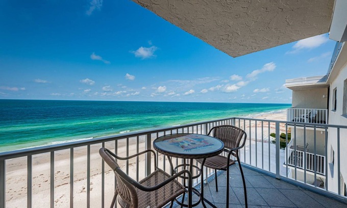 Indian Shores Condo | Unobstructed Sunsets at Gulf Shores in Indian Shores 7th Floor 2/2 condo~ GFS709
