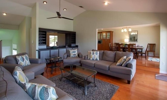 Marco Island House | Walk to Beach from 4 Bedroom Waterfront Home with Heated Pool, Spa, Game...