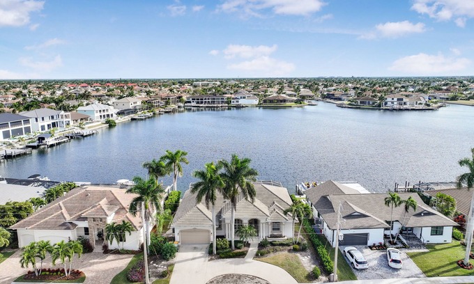 Marco Island House | Waterfront home with views, pool & walk to beach