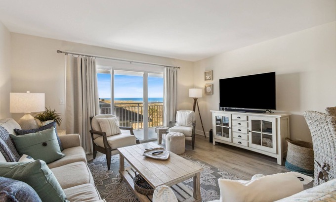 Fernandina Beach Condo | Waves Whisper: Your Coastal Condo Retreat