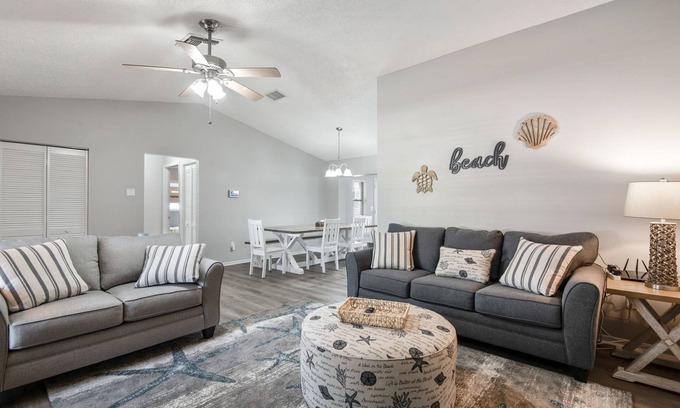 Largo House | Welcome to Beachy Breeze - A Quiet Coastal Pool Home - 10 minutes from the Beach