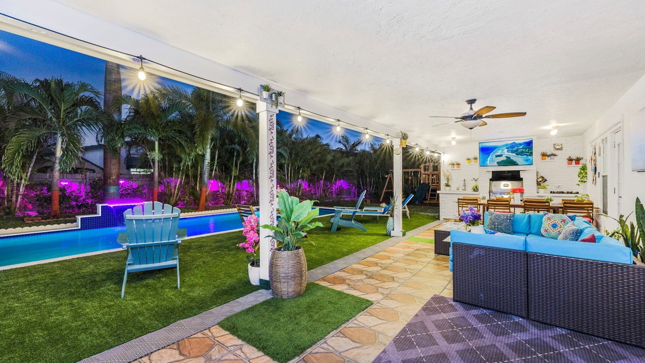 Photo of Patio Balcony in Sunset