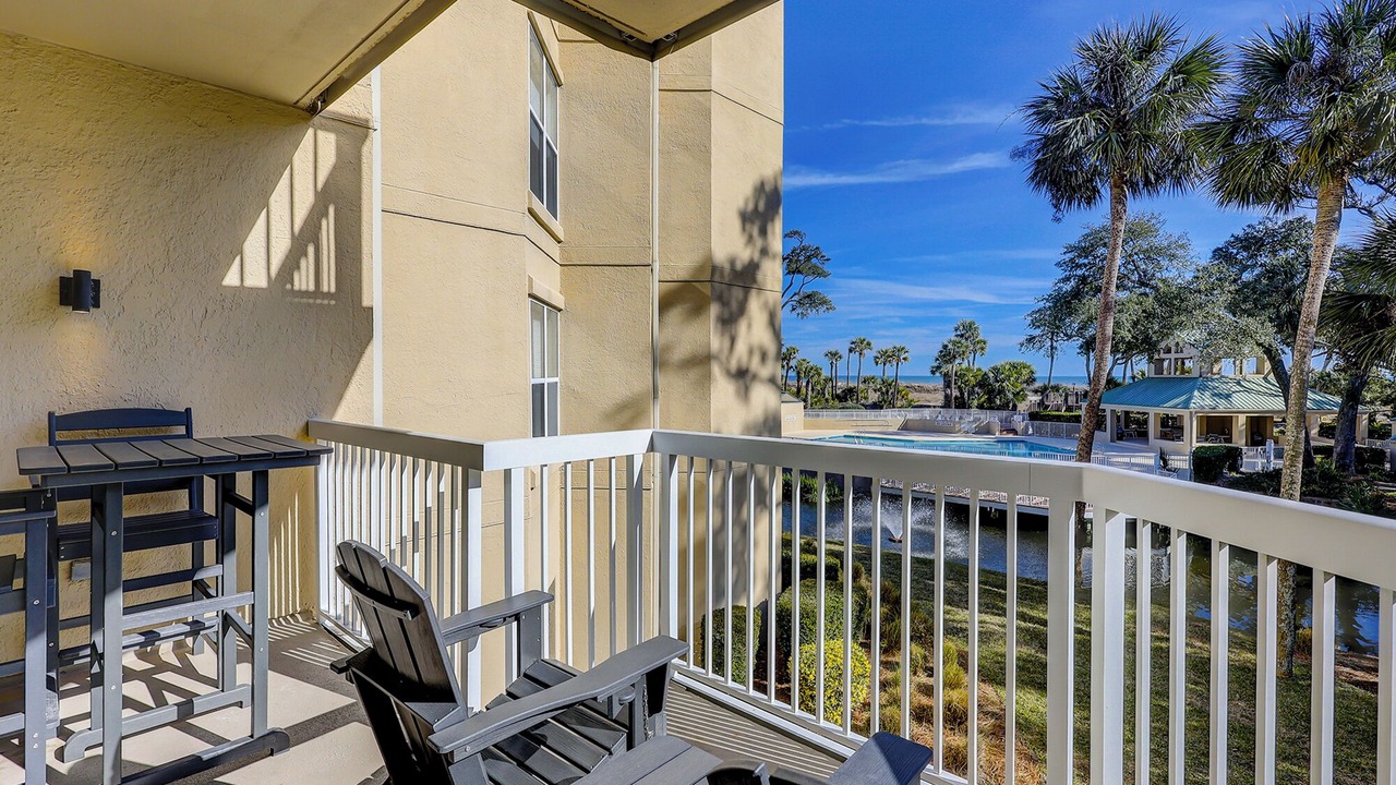 Photo of Patio Balcony in Palmetto Dunes