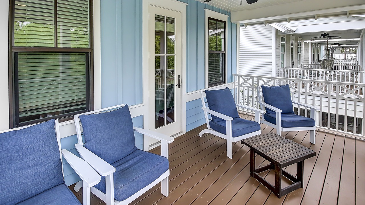 Photo of Patio Balcony in Watercolor