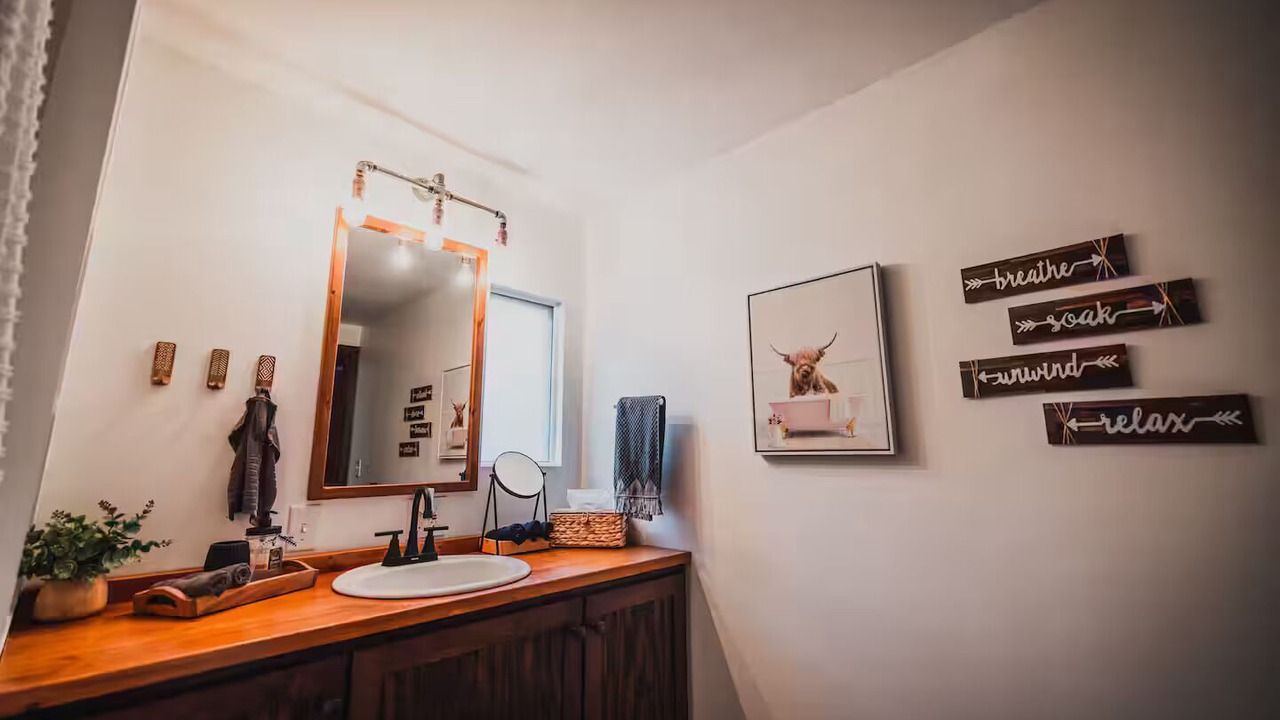 Photo of Bathroom in Christmas