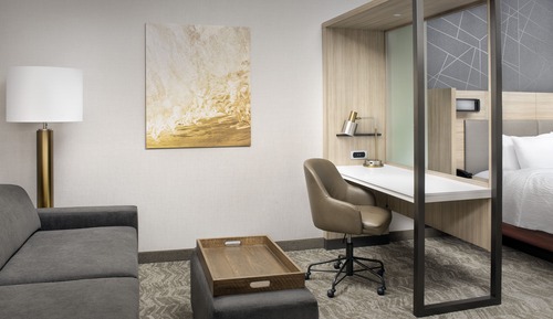 Suite, 1 King Bed, Harbor View (Mobility/Hearing Access, Roll-In Shwr)